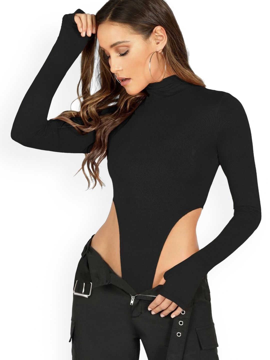 LA CHIC PICK Jessica High Cut Bodysuit-picture-16