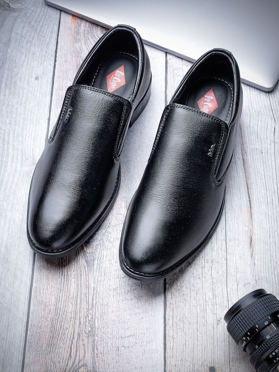 Lee Cooper Leather Slip-On Formal Shoes-picture-24