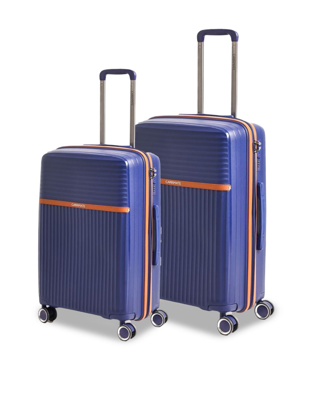 CARRIMATE Set Of 2 Athens Textured 360 Spinner TSA Lock Hard-Sided Trolley Bags-picture-14