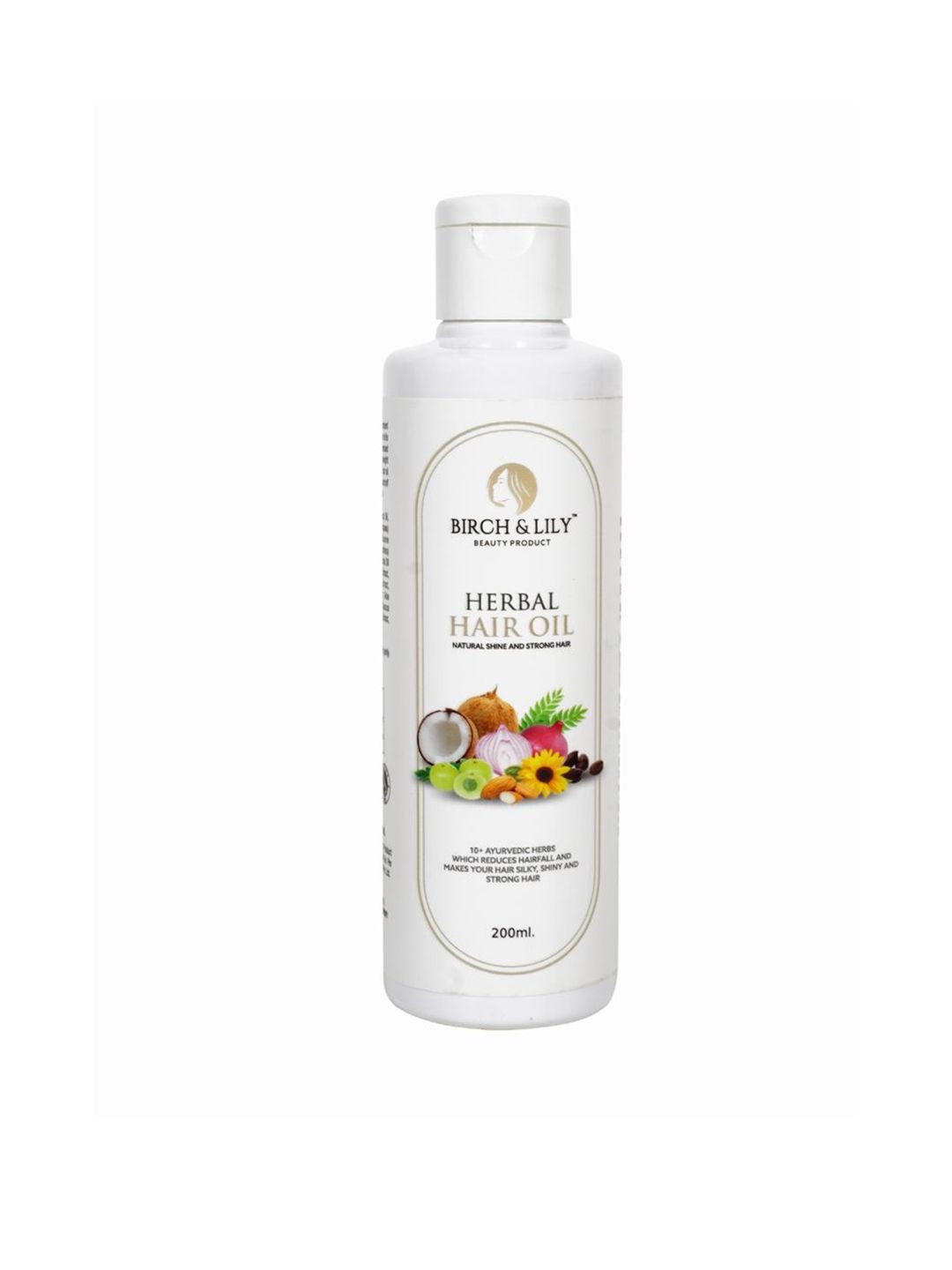 Birch and Lily Herbal Hair Oil With Coconut & Olive Oil - 200 ml-picture-14