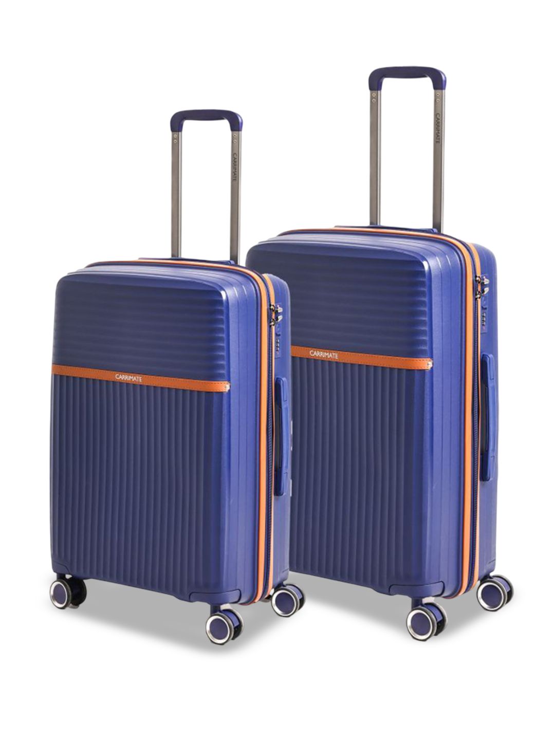 CARRIMATE Set Of 2 Athens Textured 360 Spinner Wheels TSA Lock Hard-Sided Trolley Bags-image-47