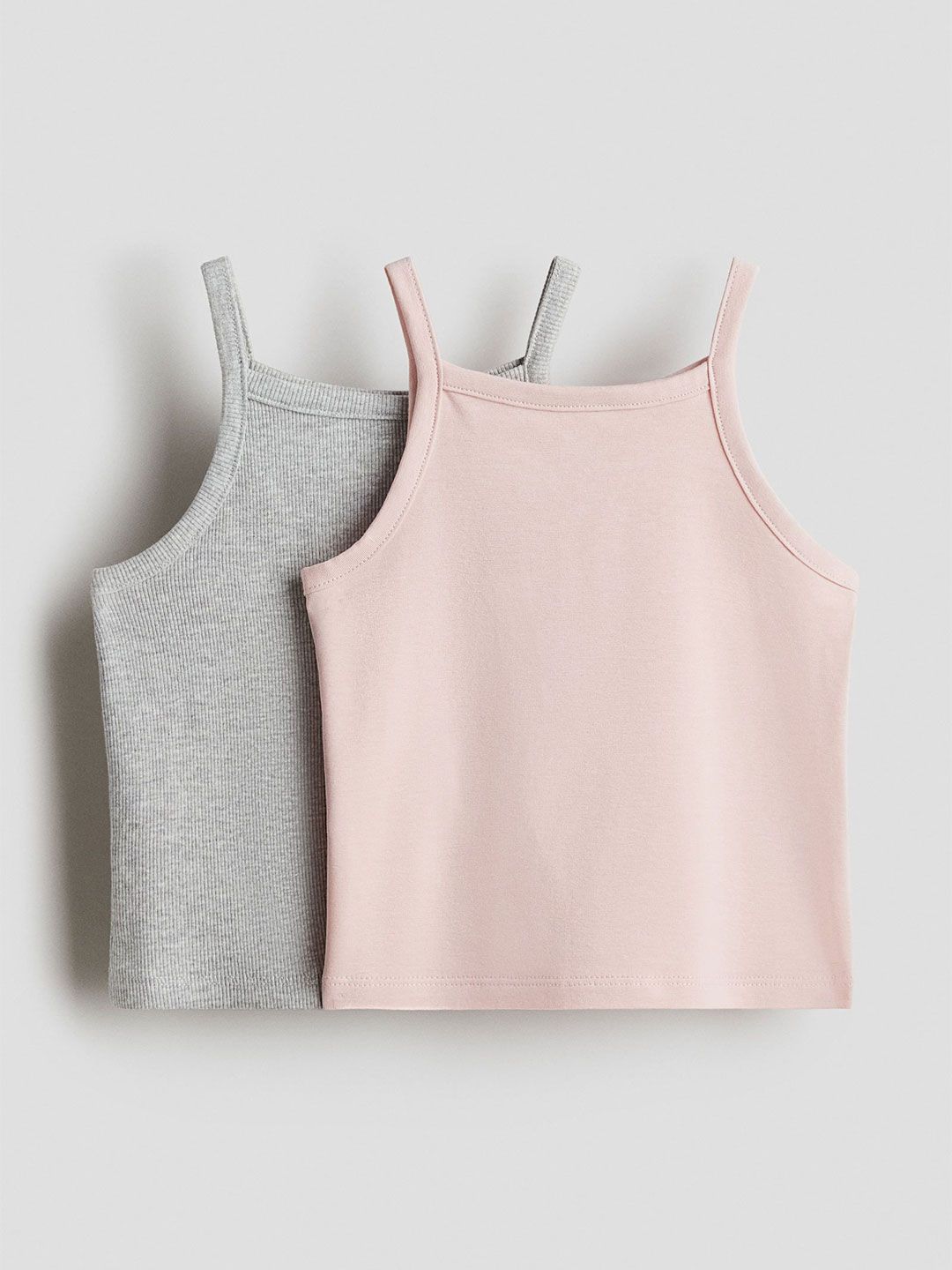 H&M Girls 2-Pack Cotton Strappy Tops-picture-40