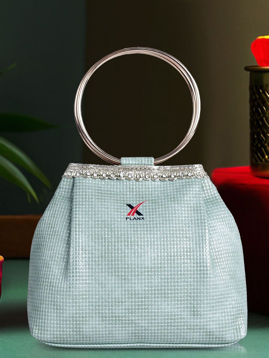 PLANX Embellished Potli Clutch-picture-22