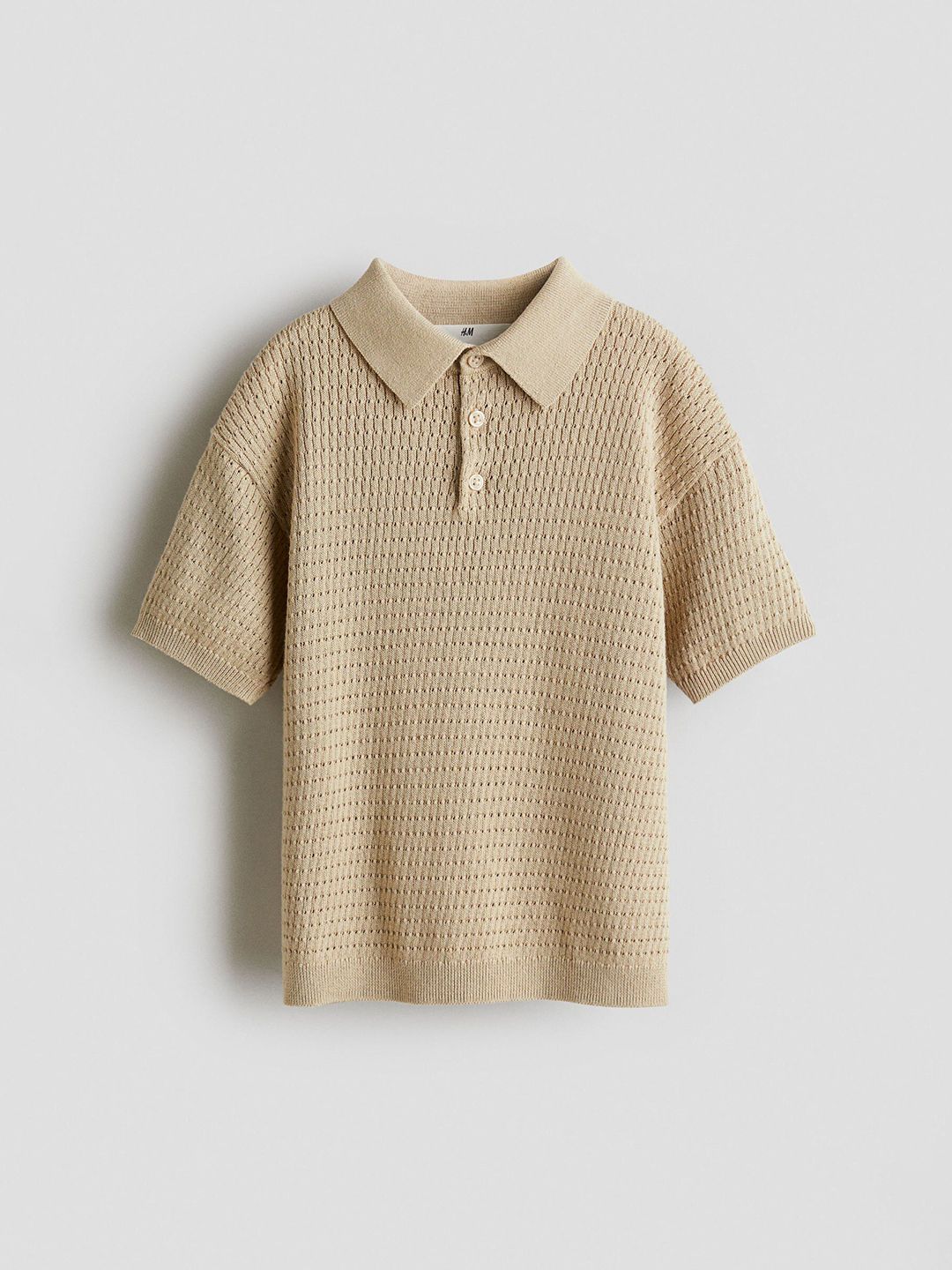 H&M Boys Pure Cotton-Knit Polo Shirt-picture-34