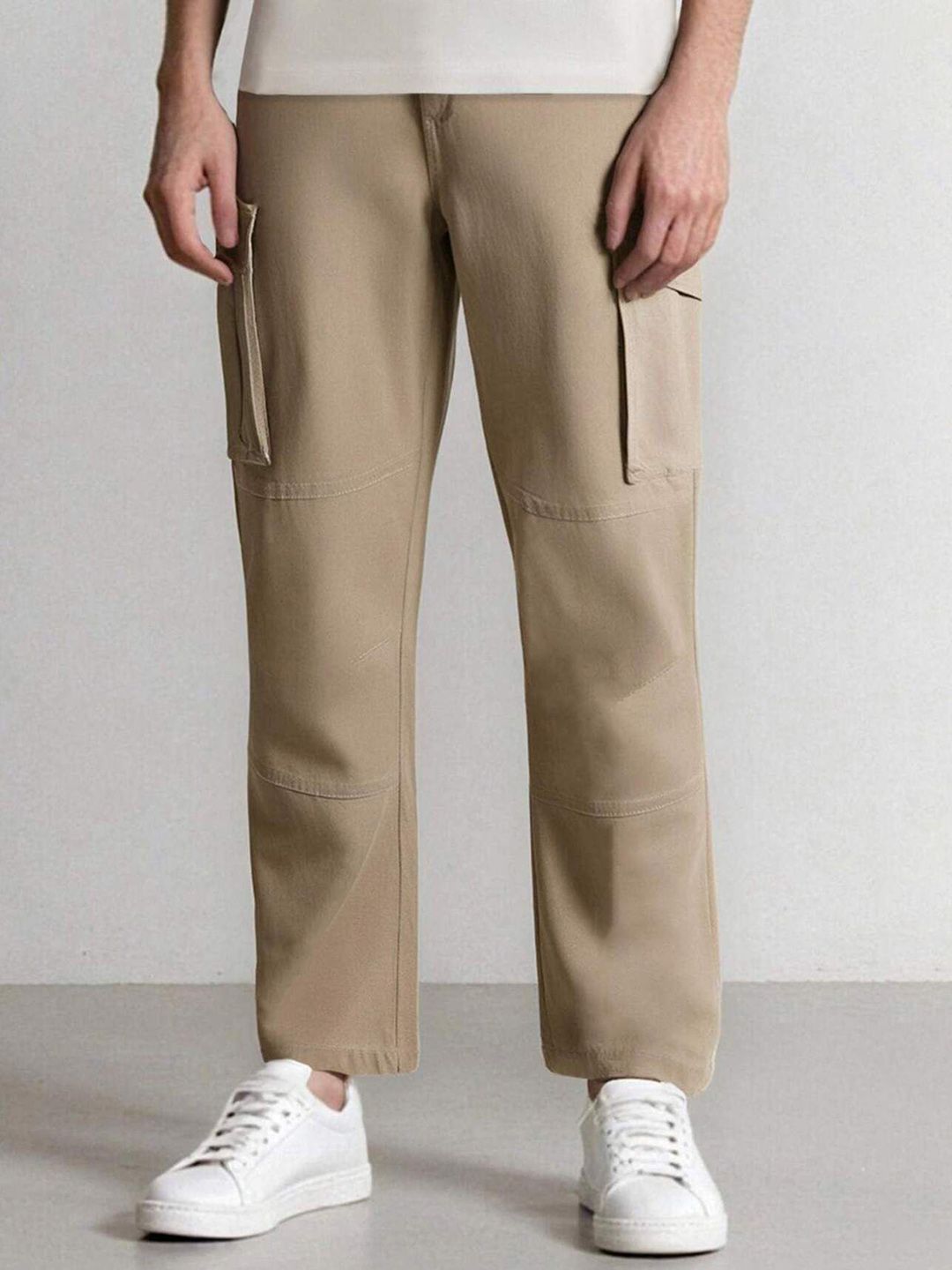 DeFacto Men Regular Fit Cargos Trousers-picture-10