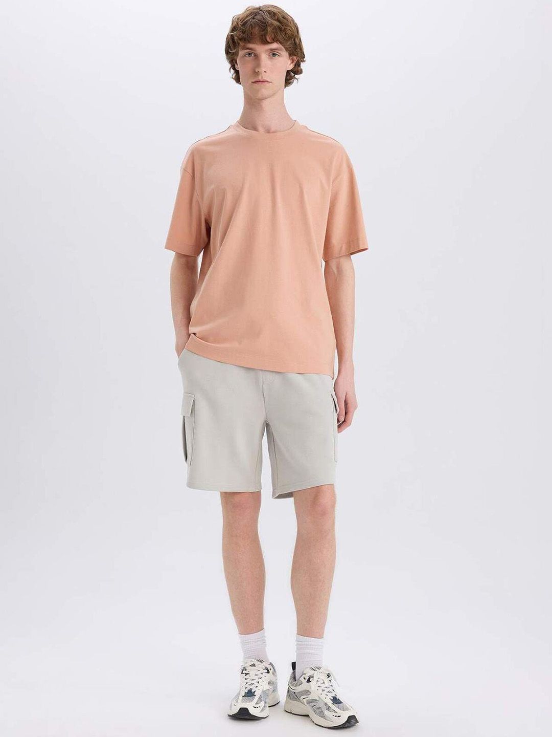 DeFacto Men Regular Fit Cargo Shorts-image-46