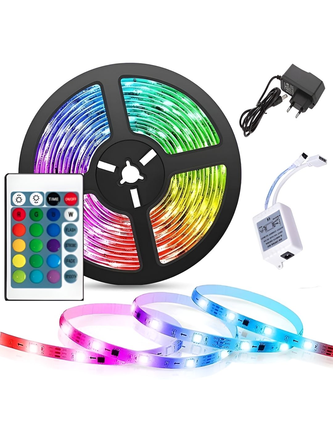 V.R.ENTERPRISES Red & Green RGB Strip Light With 24 Button Remote-picture-39