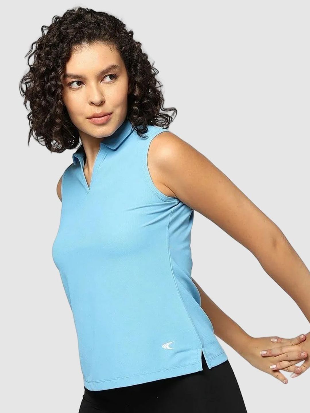 Performax Sleeveless Polo Collar Regular Fit T-shirt-image-49