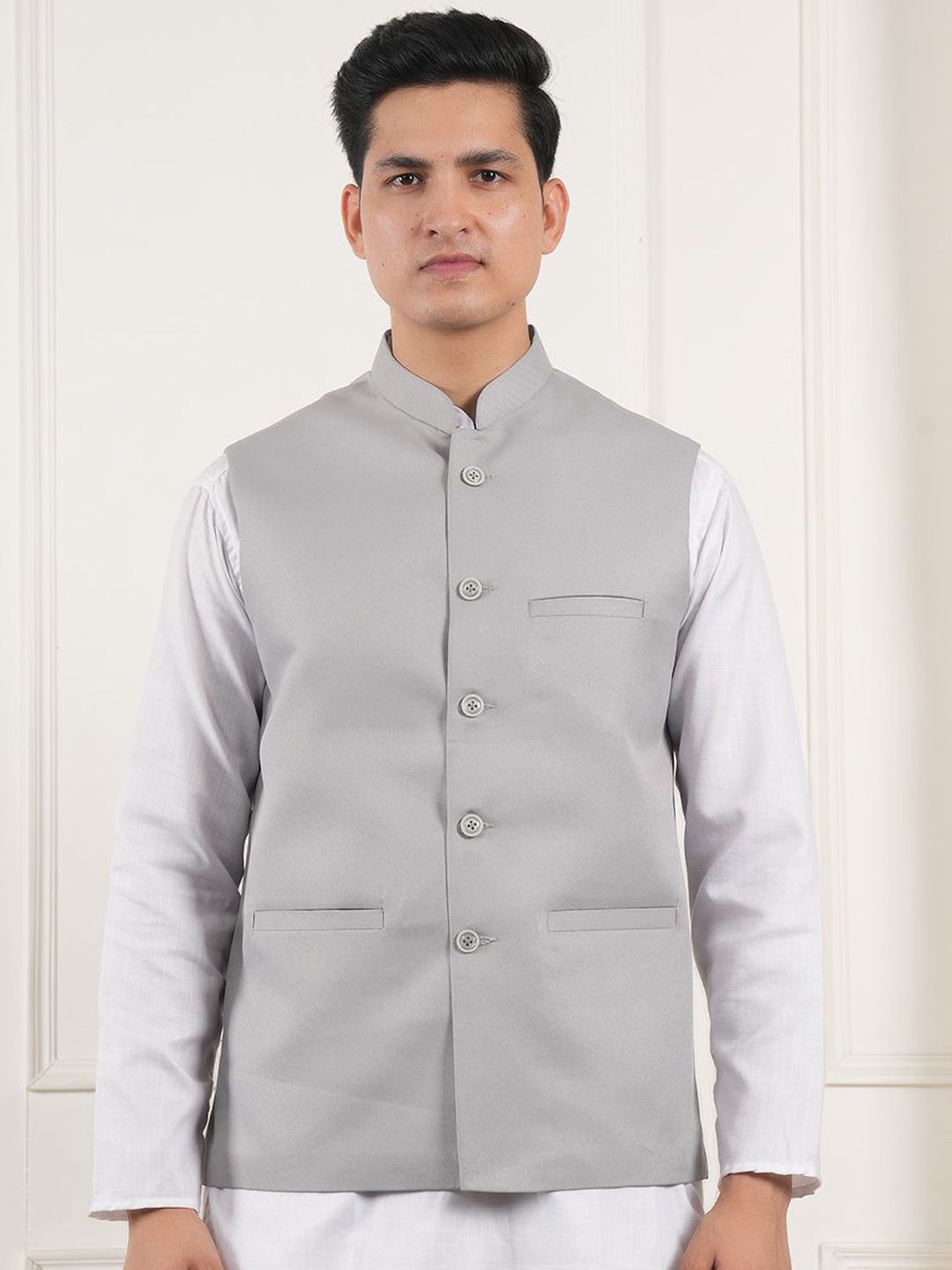 URBAN KANYA Woven Design Nehru Jacket-picture-30