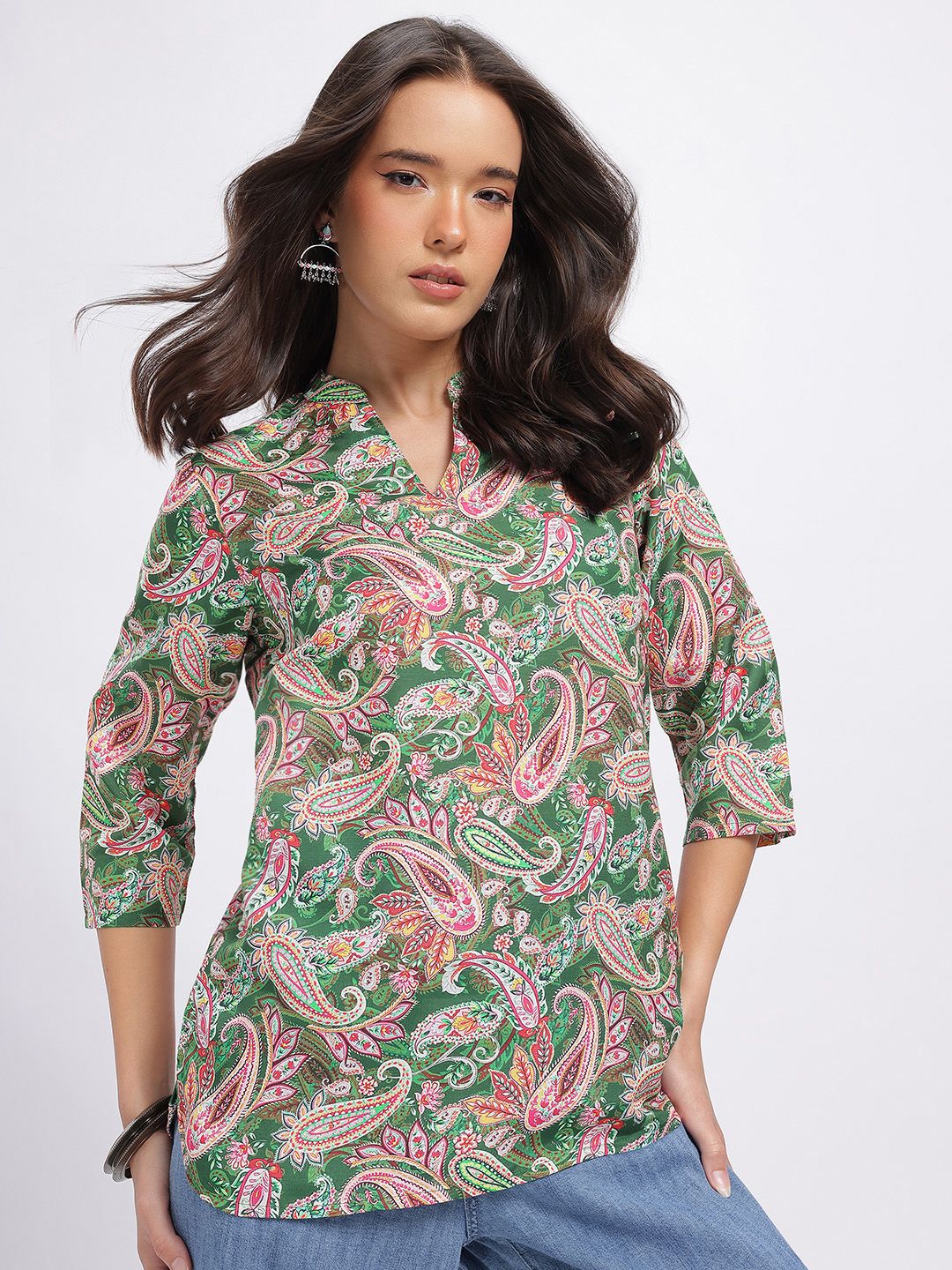 Anouk Rustic Paisley Printed Kurti-picture-30