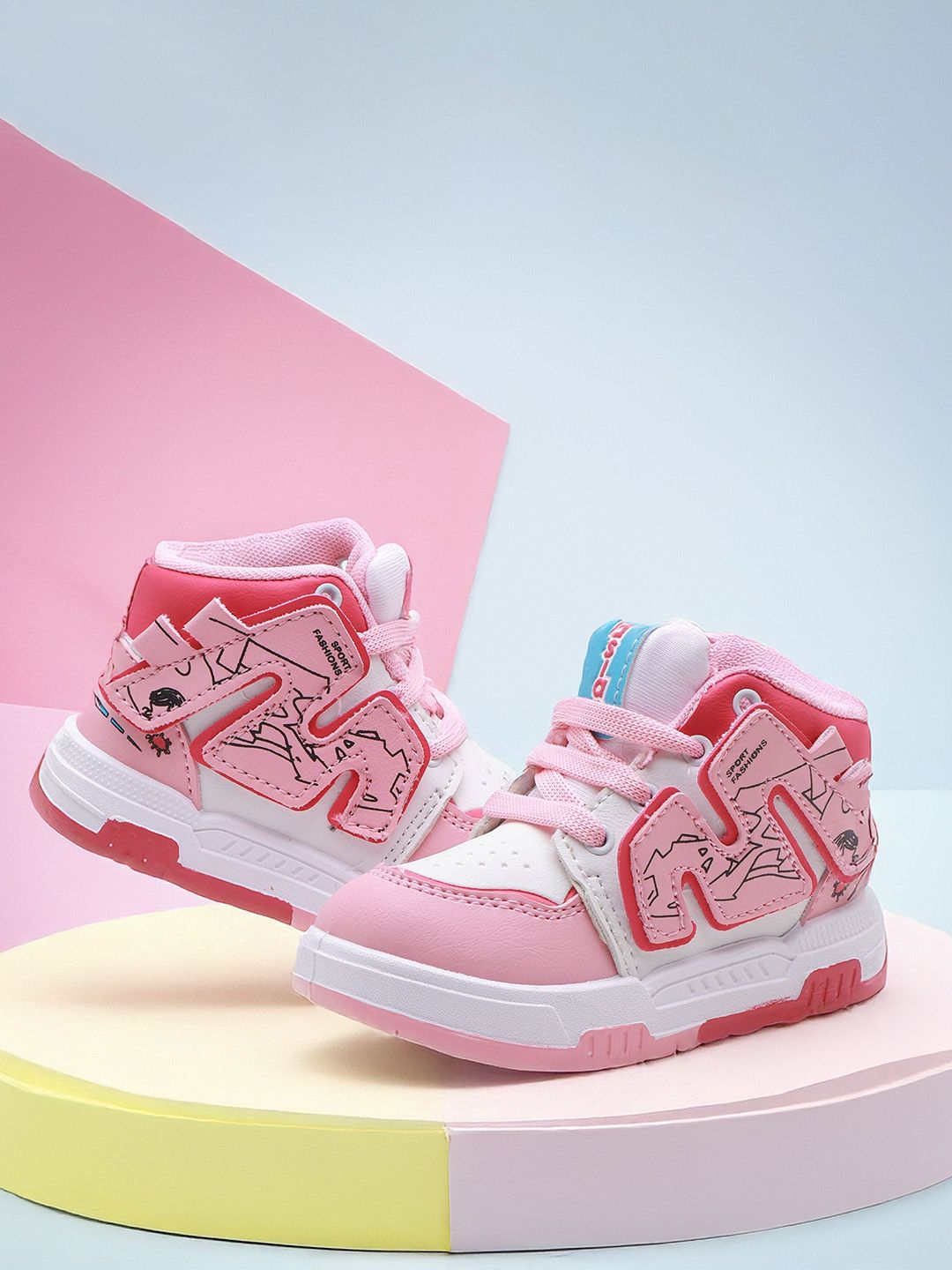 ASIAN Boys Colourblocked Sneakers-picture-49