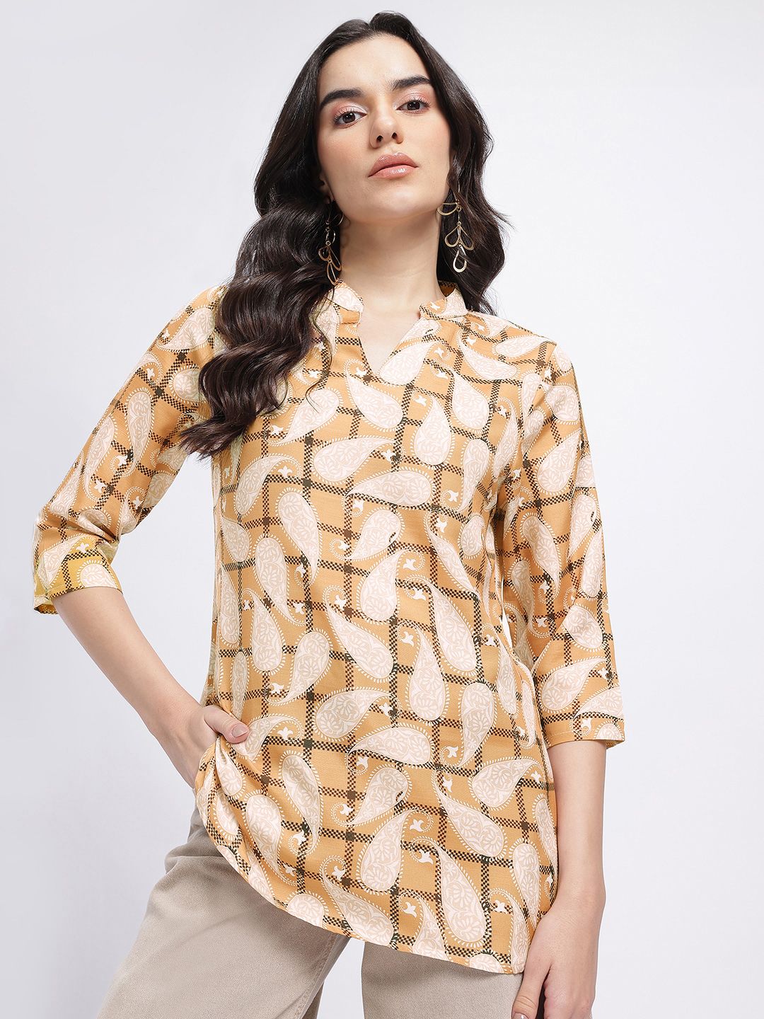 Anouk Rustic Paisley Printed Kurti-picture-33
