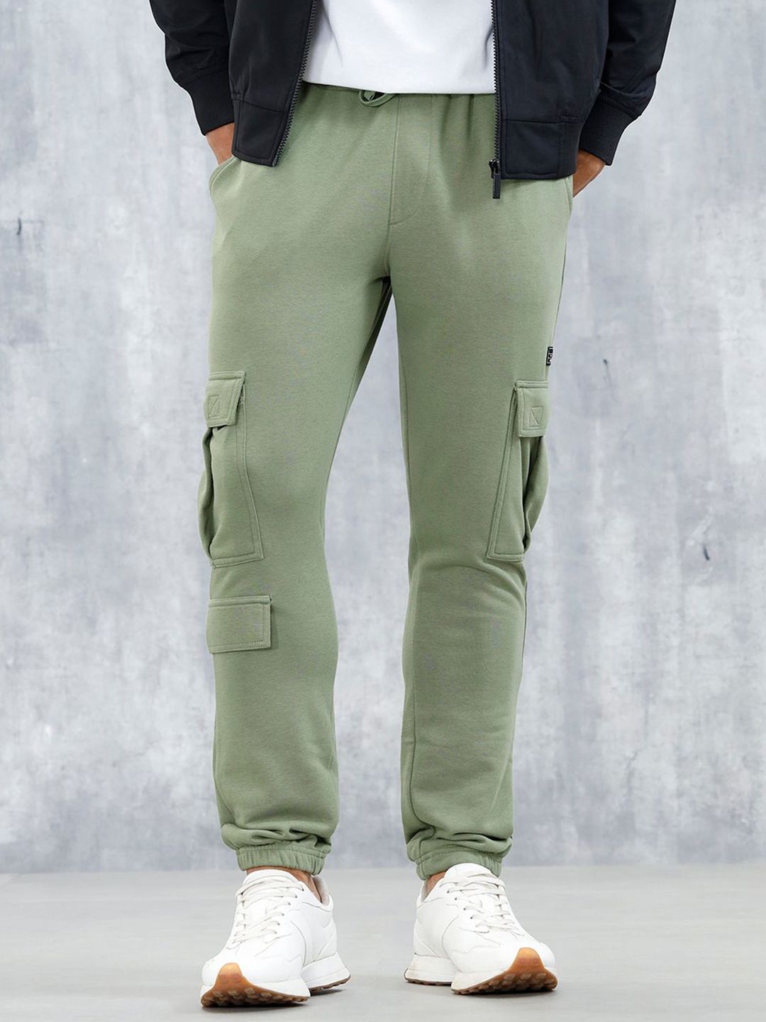 WROGN Men Straight Fit Joggers With Pockets-picture-21