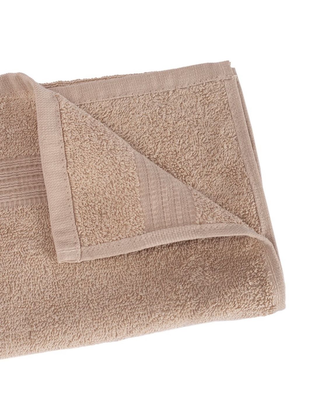 MASPAR Beige 2 Pieces Self Designed Pure Cotton Hand Towel-image-16
