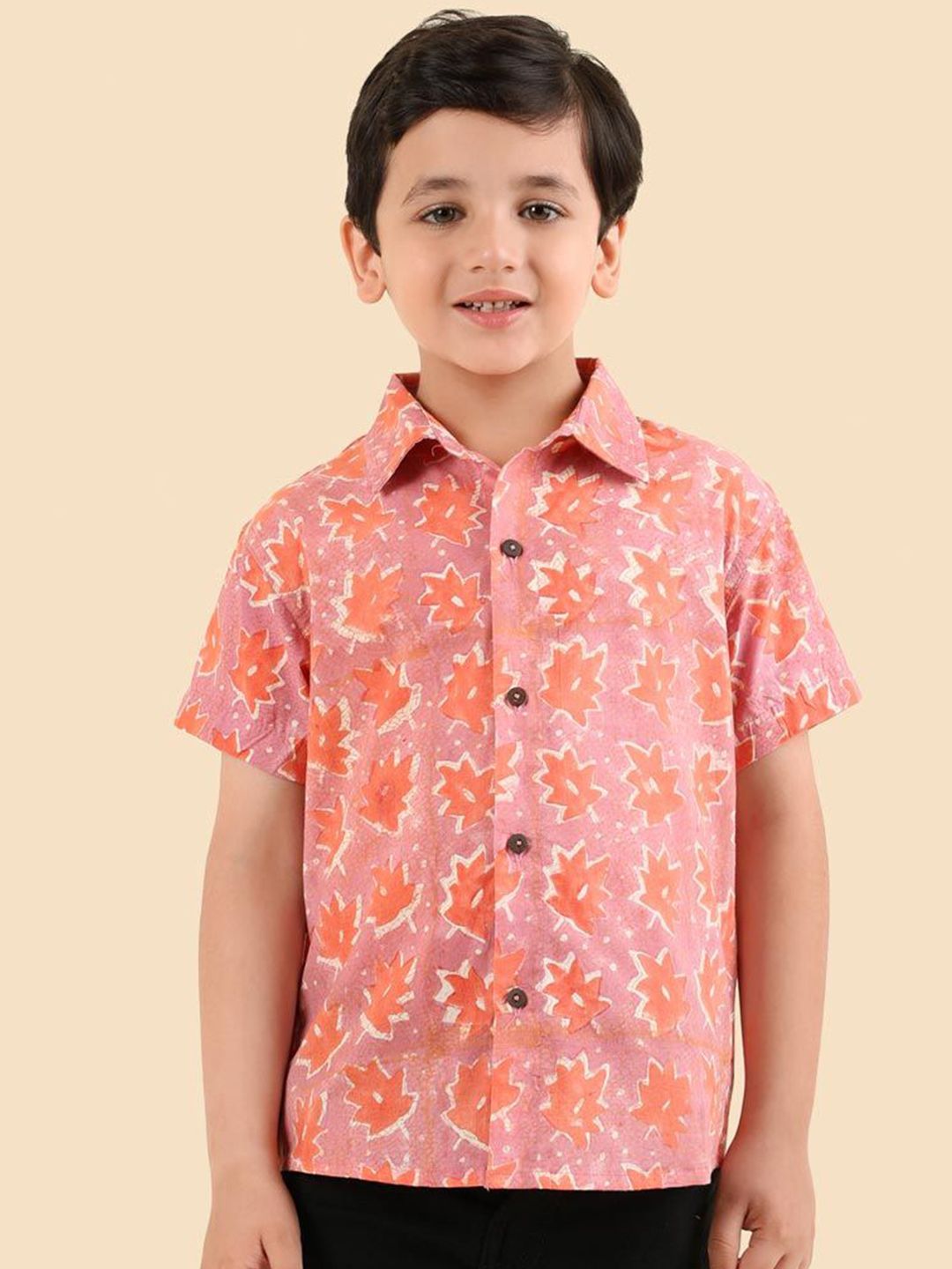 Fabindia Boys Printed Cotton Casual Shirt-picture-50