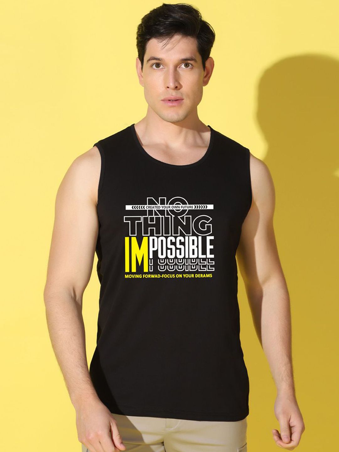 WOOSTRO Printed Round Neck Basic InnerVest-image-19