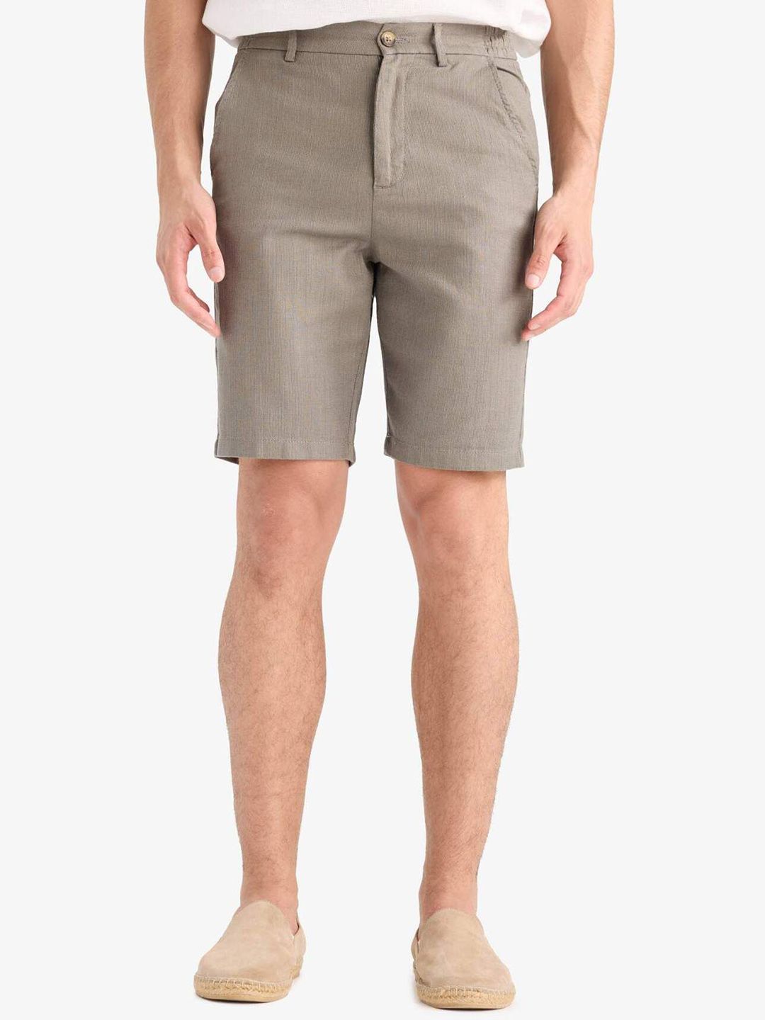 DeFacto Men Regular Fit Mid-Rise Shorts-picture-18