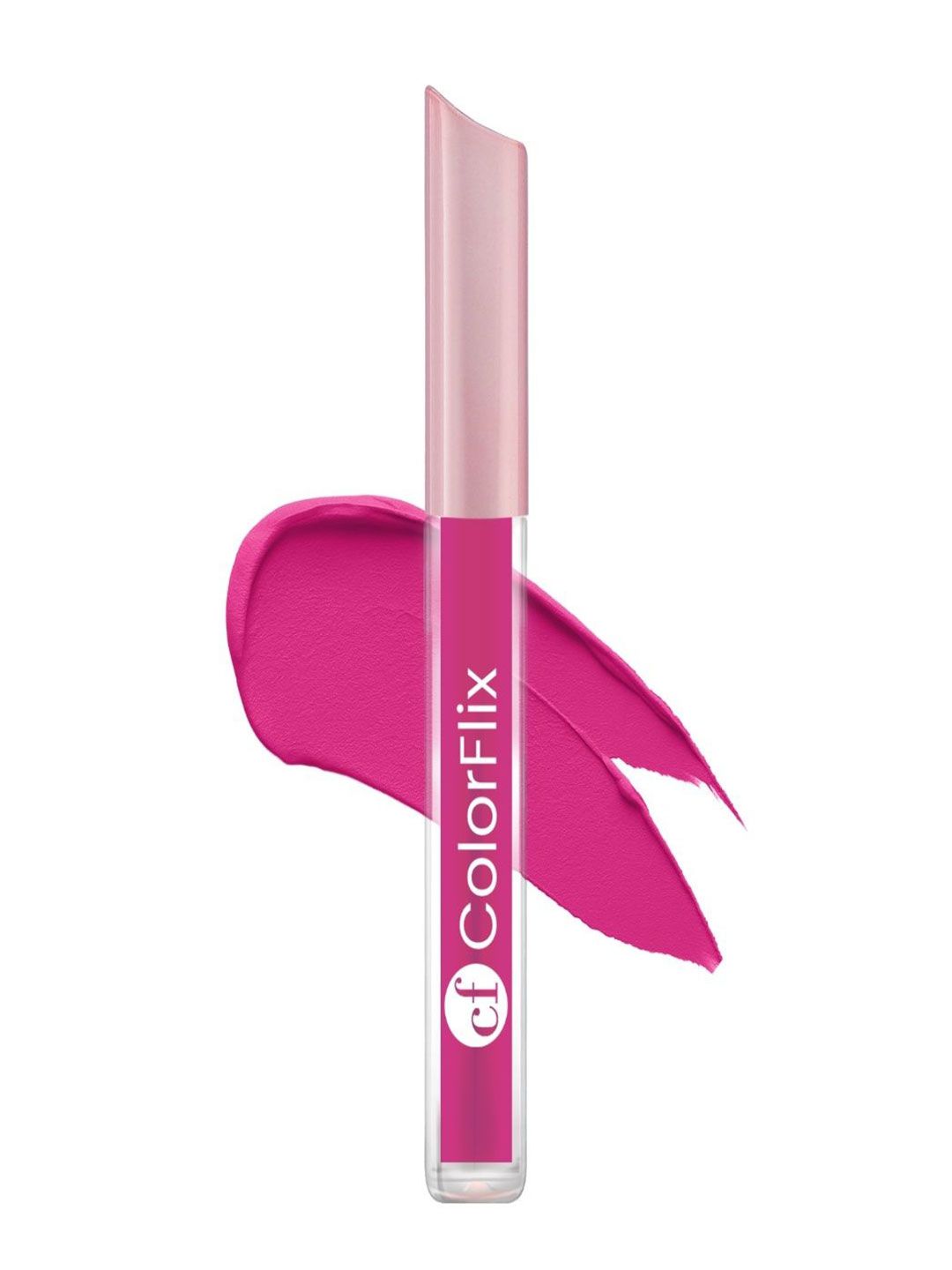 COLORFLIX Luxe Matte Transfer Proof Liquid Lipstick With Vitamin C - 3 ml - Party Pink-image-1