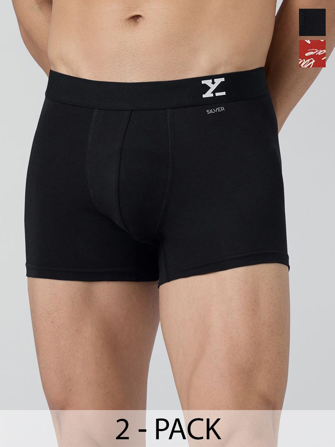 XYXX Men Pack of 2 Solid Printed Cotton Trunk-image-31