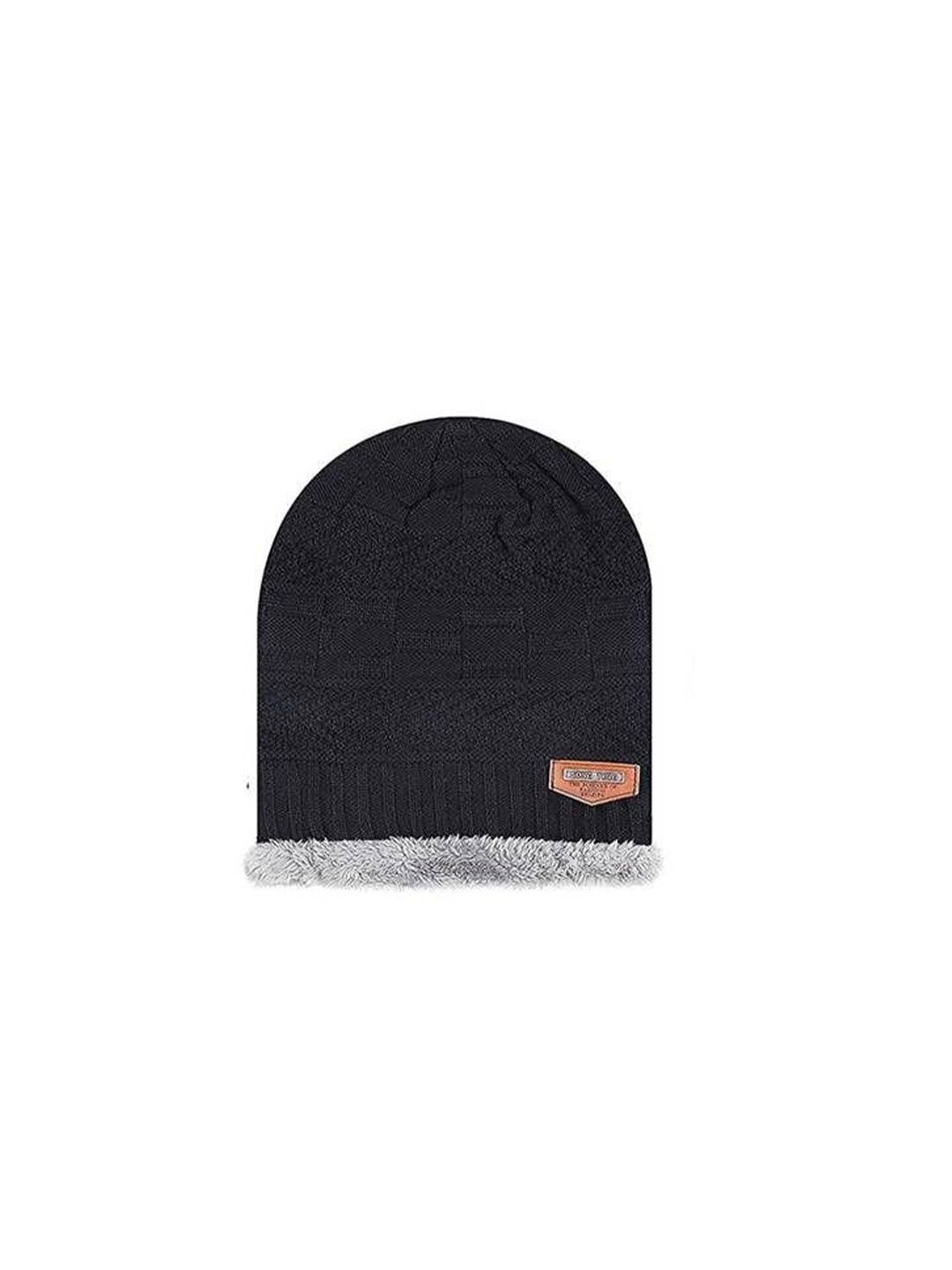 SELLORIA Men Self Design Woollen Beanie-picture-10