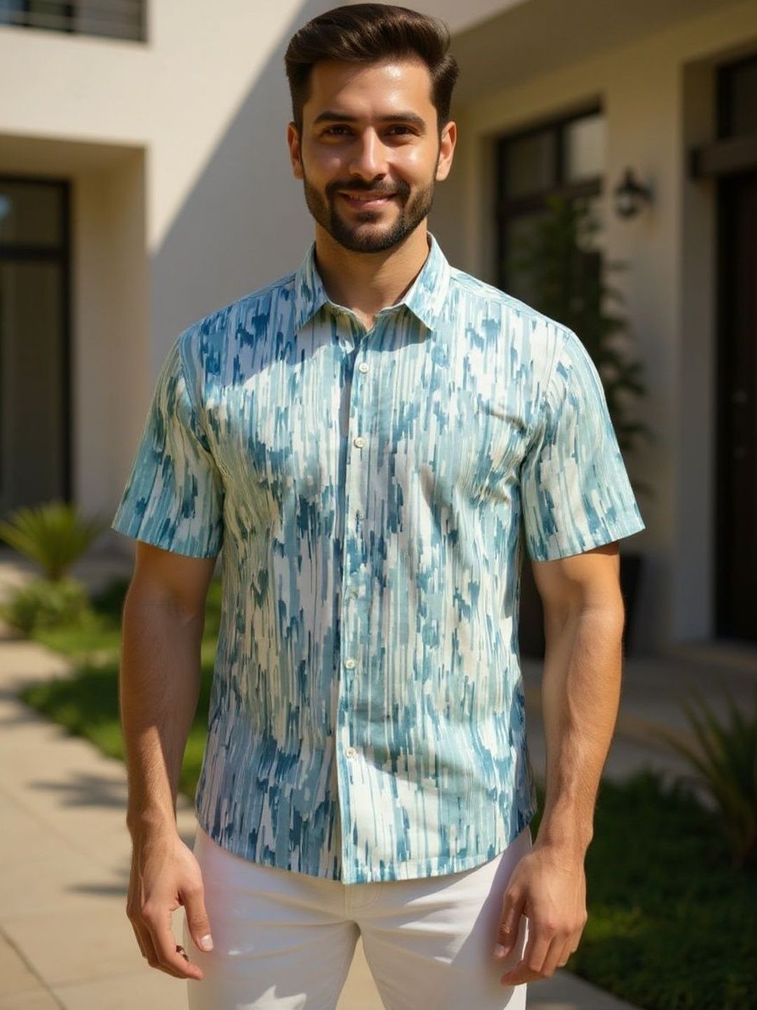 Roadster The Lifestyle Co. Abstract Printed Cotton Casual Shirt-picture-36