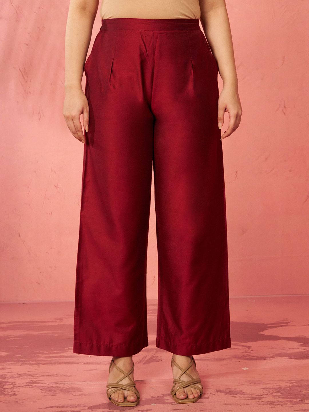 VASTRAMAY Women Wide Leg High-Rise Palazzo-picture-40