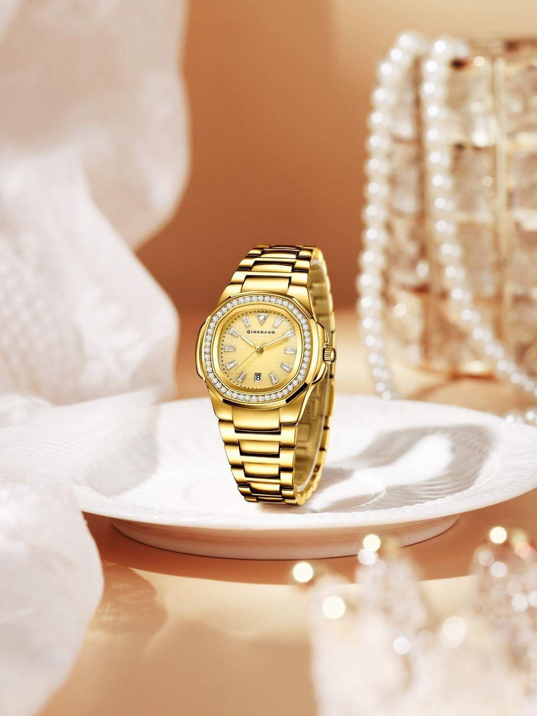 GIORDANO Women Round Dial & Stainless Steel Straps Watch GZ-60116-33-picture-27