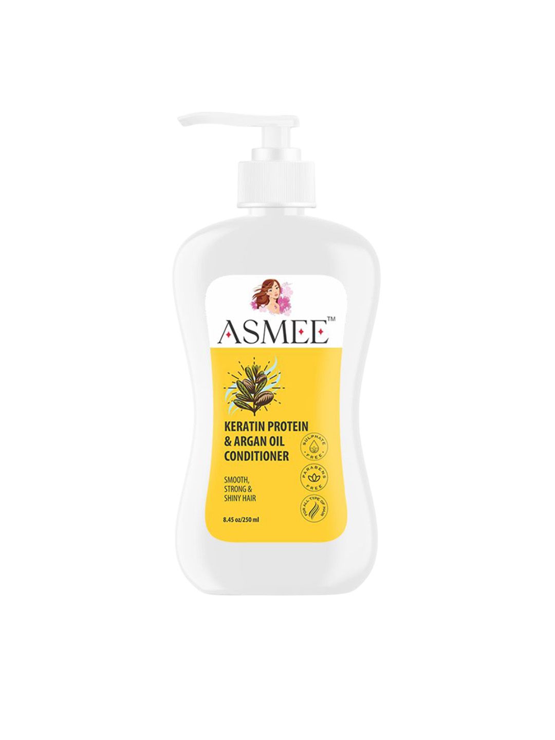 ASMEE Set Of 2 Keratin Protein & Argan Oil Shampoo & Conditioner - 250 ml Each-picture-31