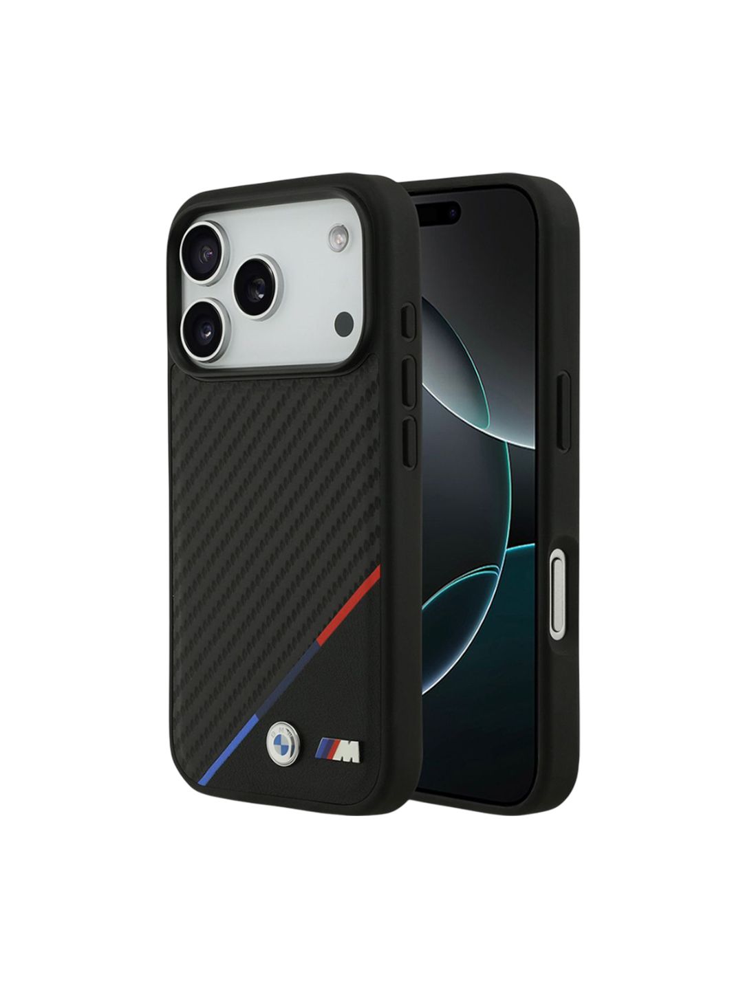 BMW Geometric Textured iPhone 17 Leather Back Case-picture-29