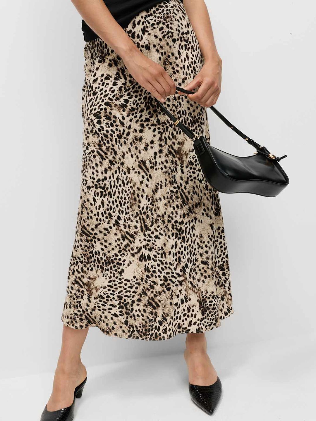Marks & Spencer Animal Print A-Line Midi Skirts