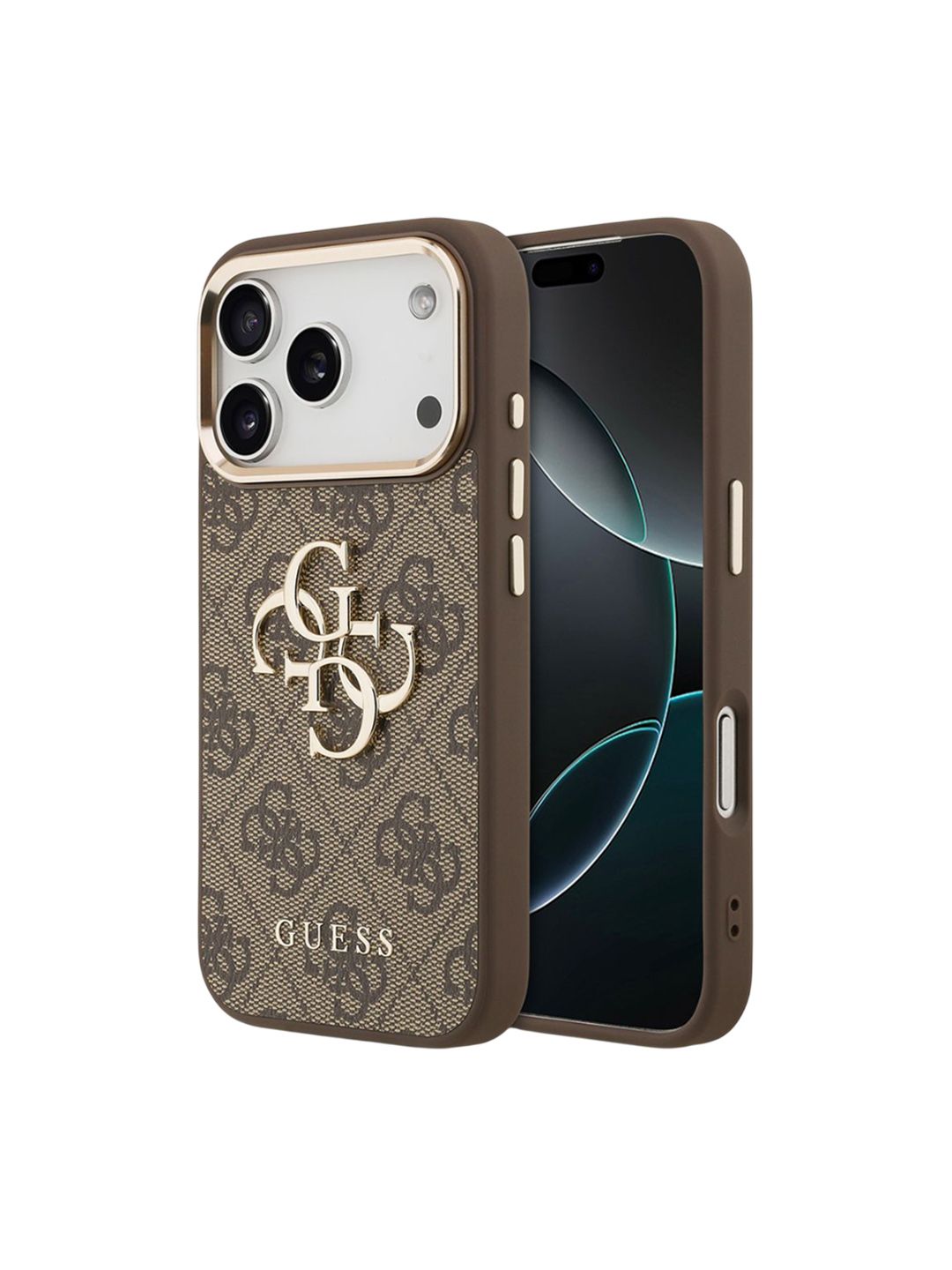 GUESS Typography Printed iPhone 17 Pro Max Back Case Mobile Accessories