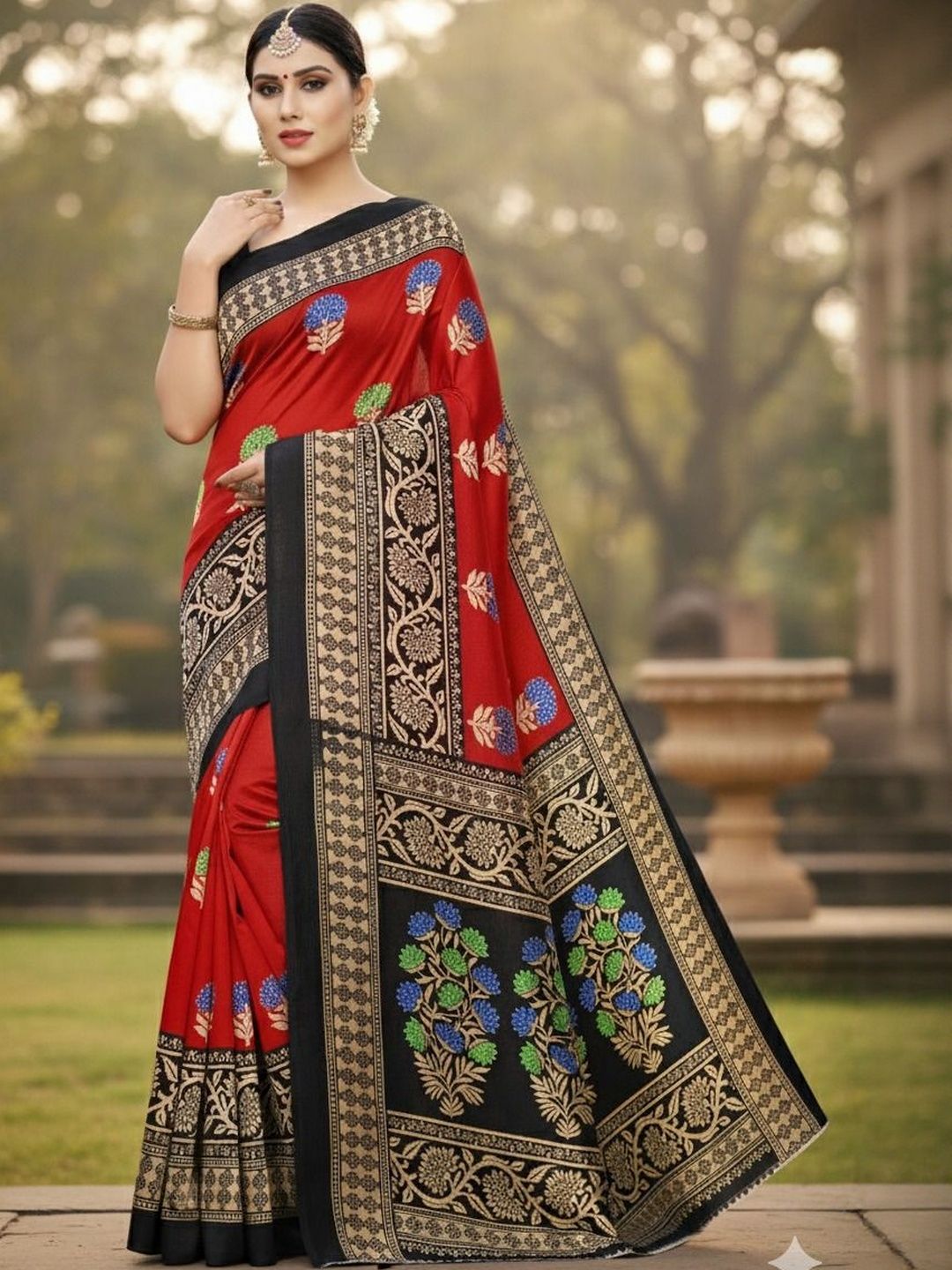 Moda Rapido Ethnic Motifs Art Silk Handloom Saree-picture-38