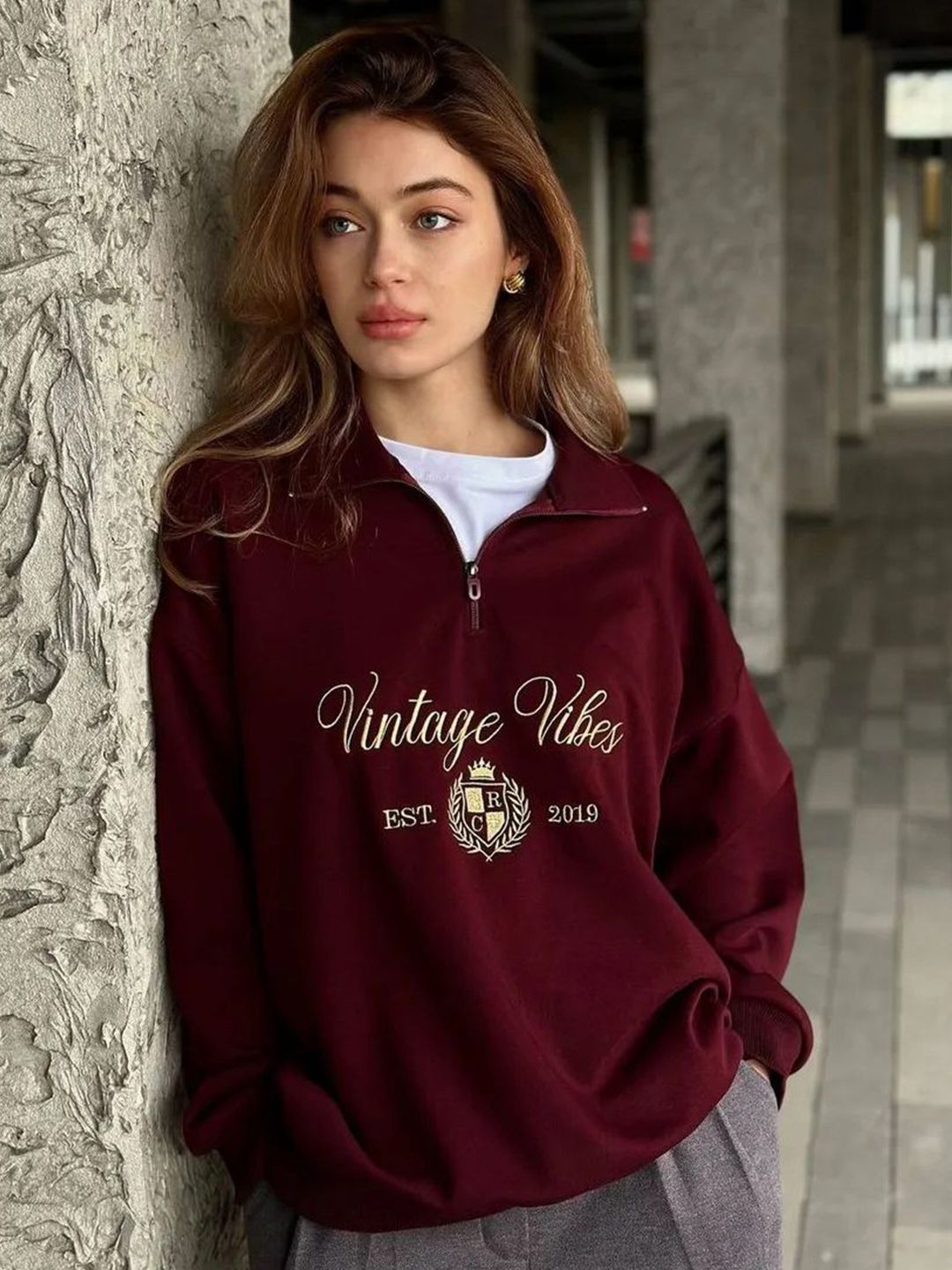 StyleCast x Revolte Women Printed Pullover Sweatshirt-picture-54