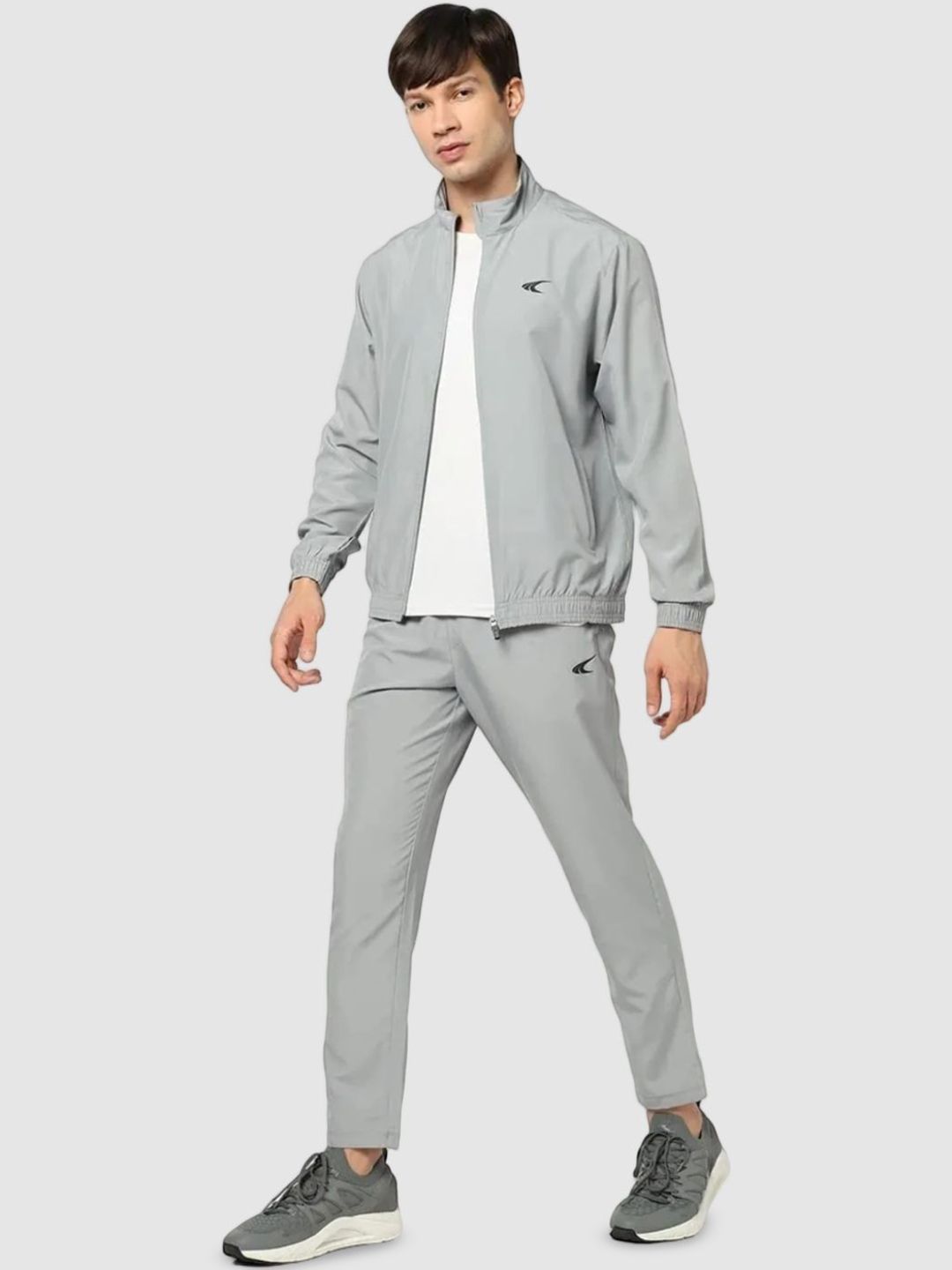 Performax Men Mock Collar Long Sleeves Jacket With Trousers-image-4