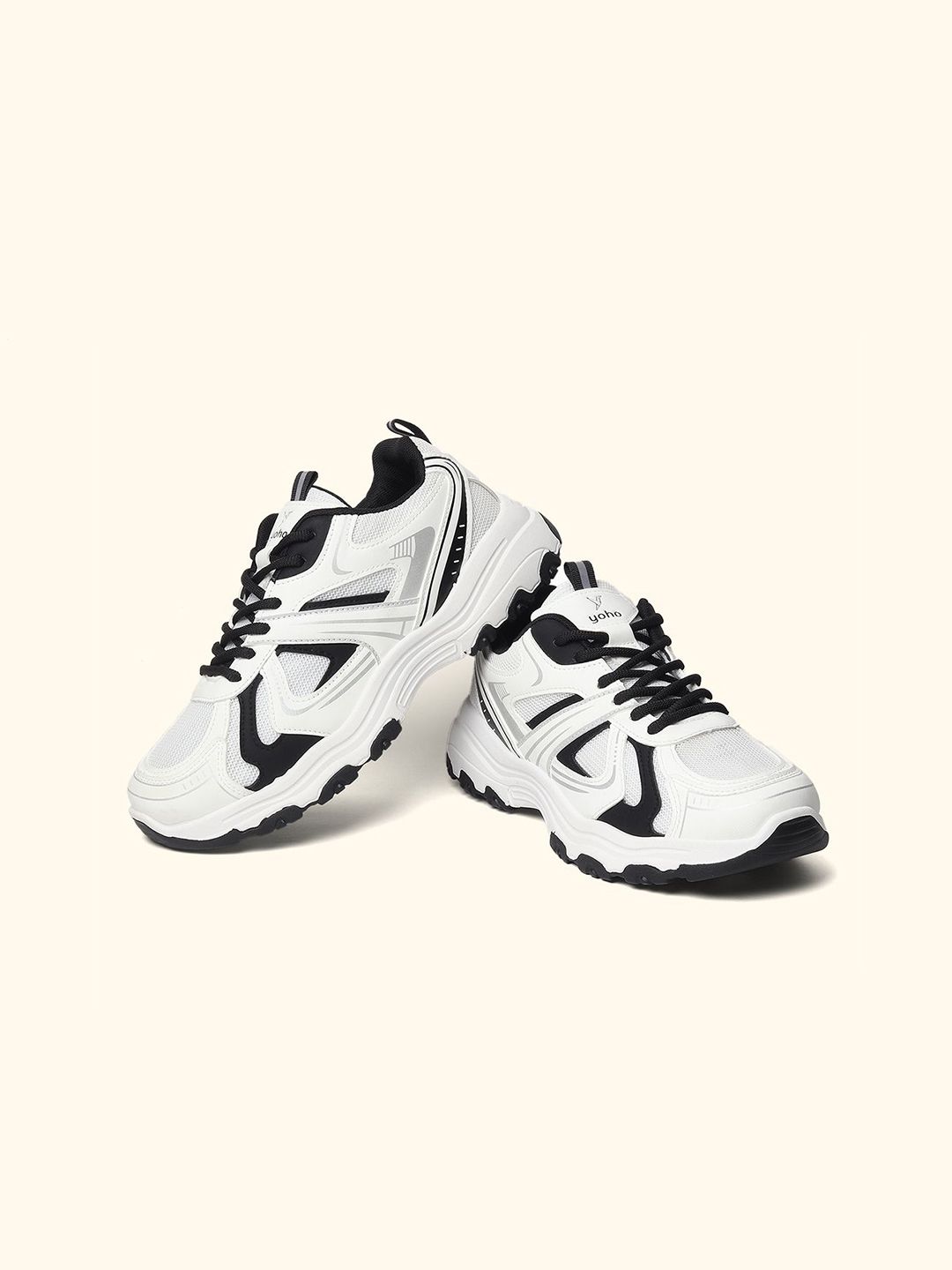 yoho Tempo Women Woven Design Lace-Ups Sneakers-image-45