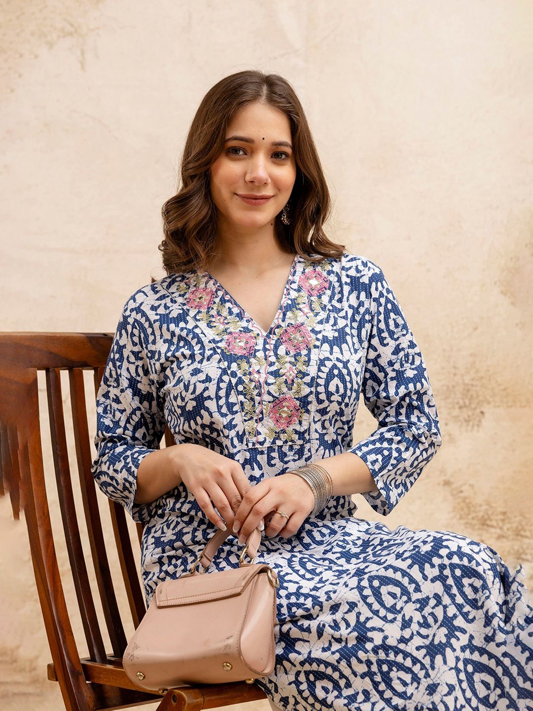 Pjyot by surhi Women Ethnic Motifs Printed Screen Print Daily Cotton Straight Kurta-picture-24