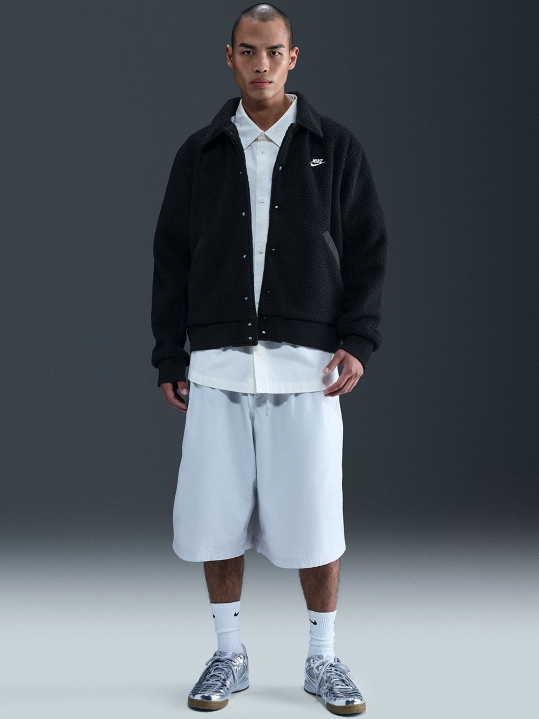 Nike Sportswear Club Men's High-Pile Fleece Coaches Jacket