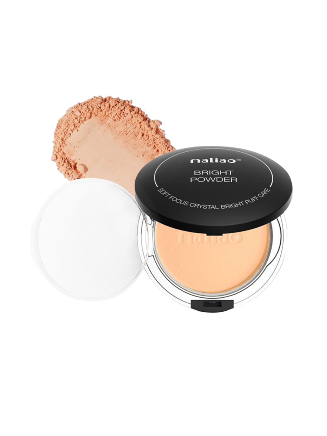 Maliao Soft Focus Crystal Bright Compact Powder - 12 g - Natural Nude 04-image-9