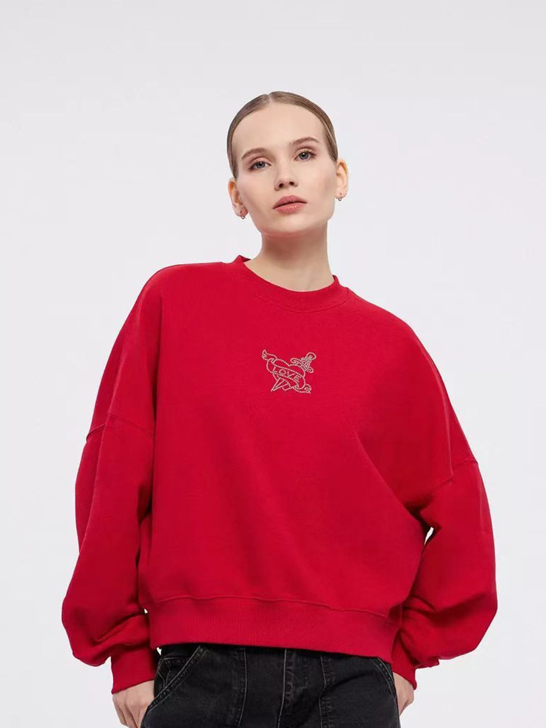 StyleCast x Revolte Women Round Neck Pullover Sweatshirt-picture-20