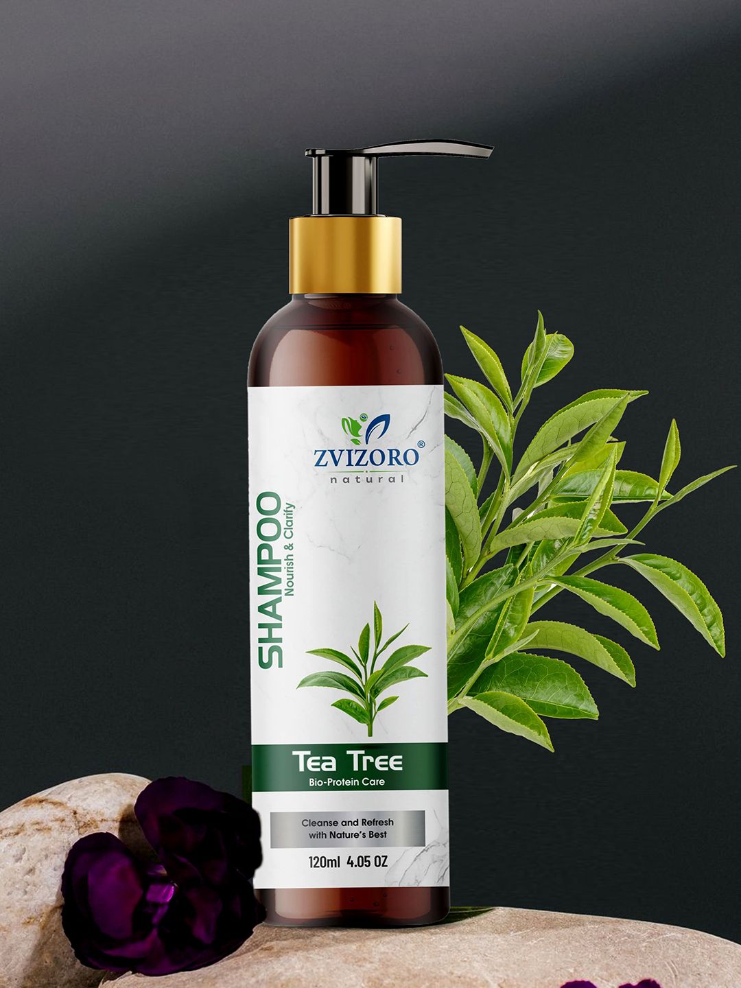ZVIZORO Anti-Dandruff Tea Tree Shampoo - 120 ml-image-20