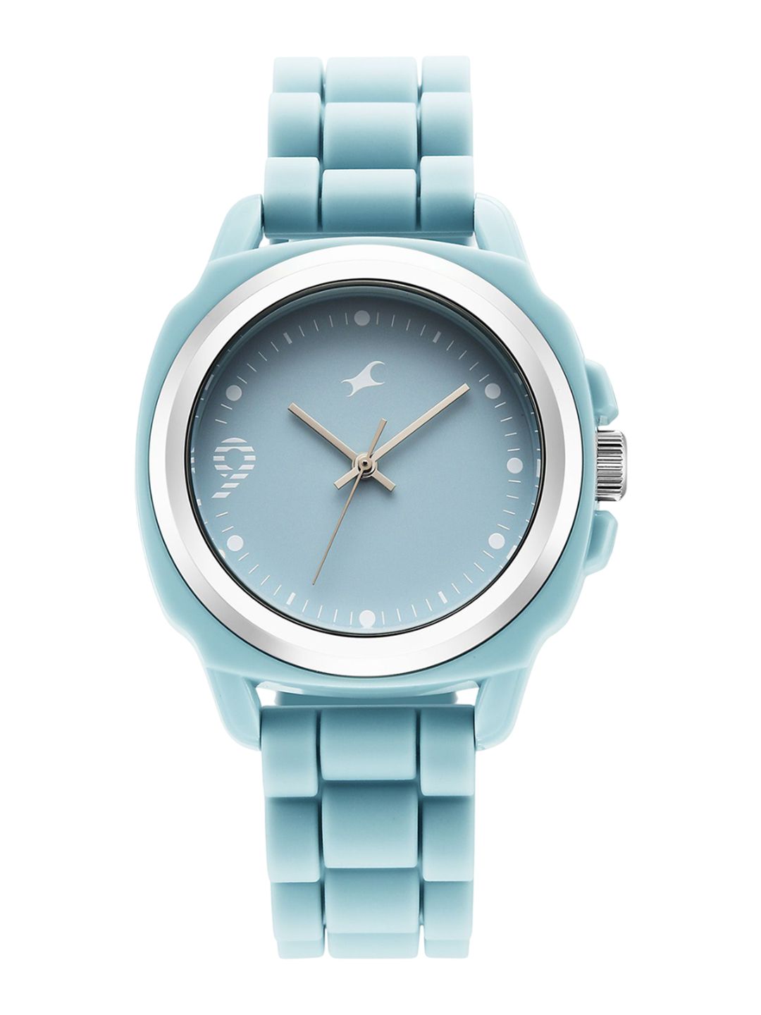 Fastrack Tees Hype Bounce Quartz Blue Round Dial Men's Watch - 38170PP03-picture-25