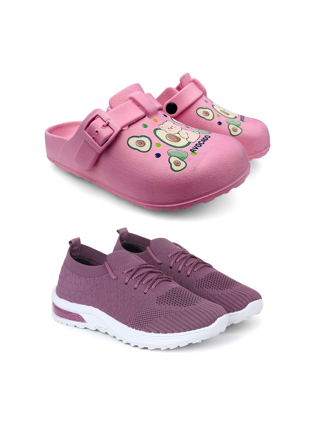 FABBMATE Women Pack of 2 Lace-Ups Walking Shoes-picture-15