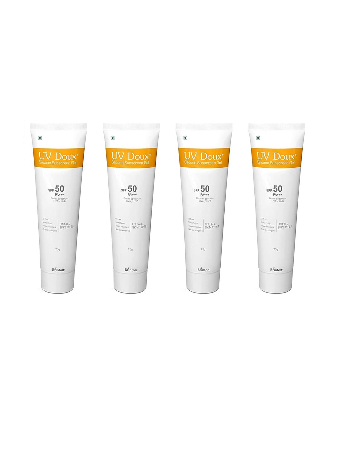 Brinton Set Of 4 UV Doux Silicone Sunscreen Gel SPF50 PA+++ - 75 g-image-26