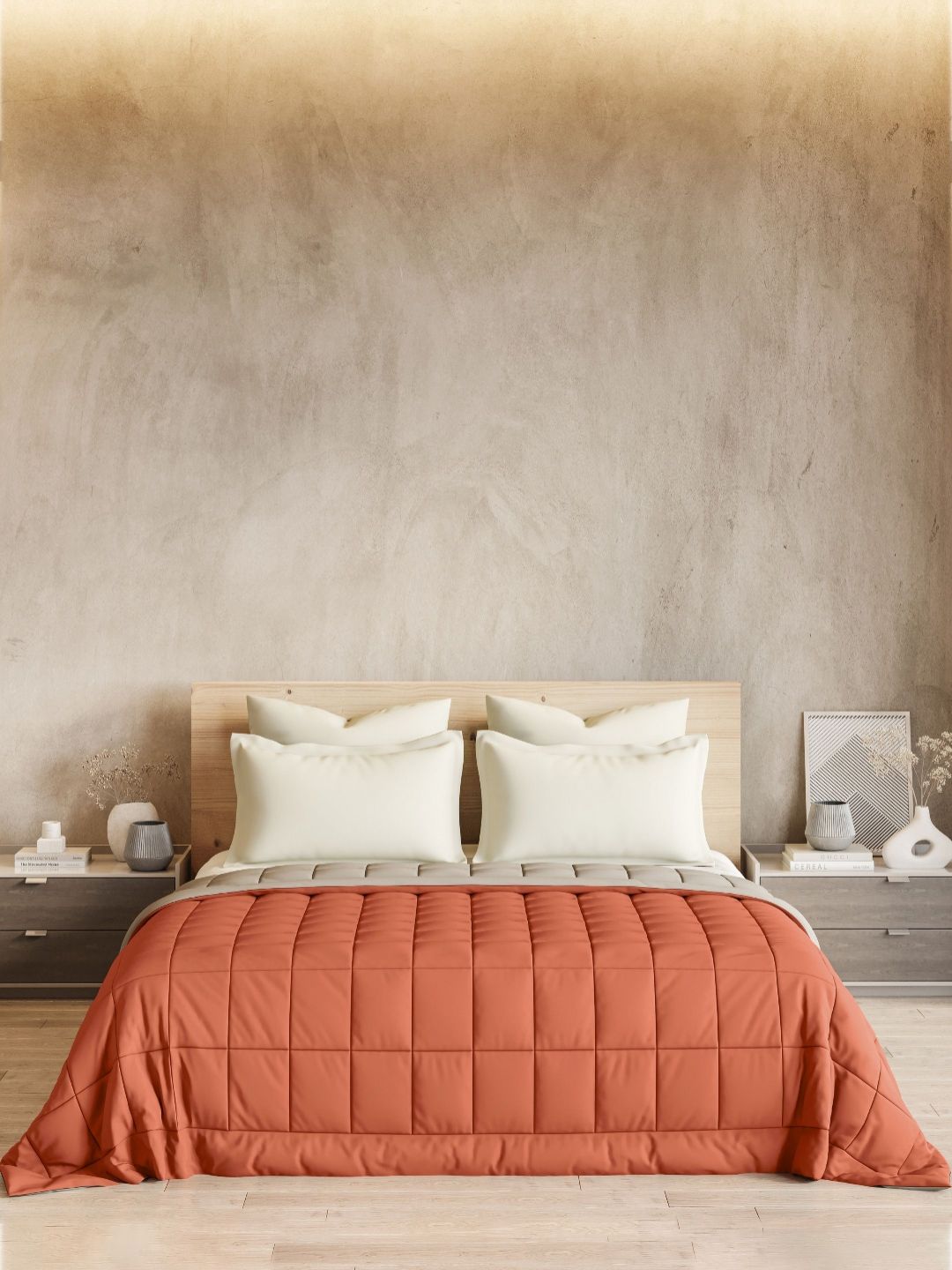 DDecor Reversible Geometric King Quilt-image-4