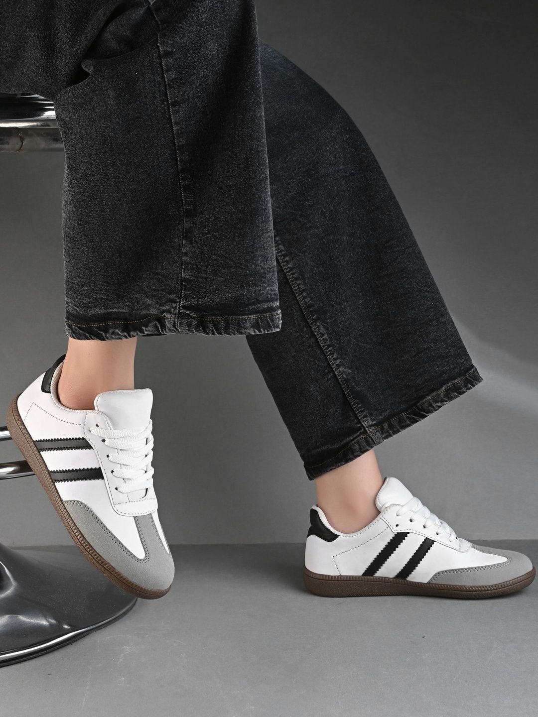 Roadster Women Striped Sneakers Casual Shoes-image-25