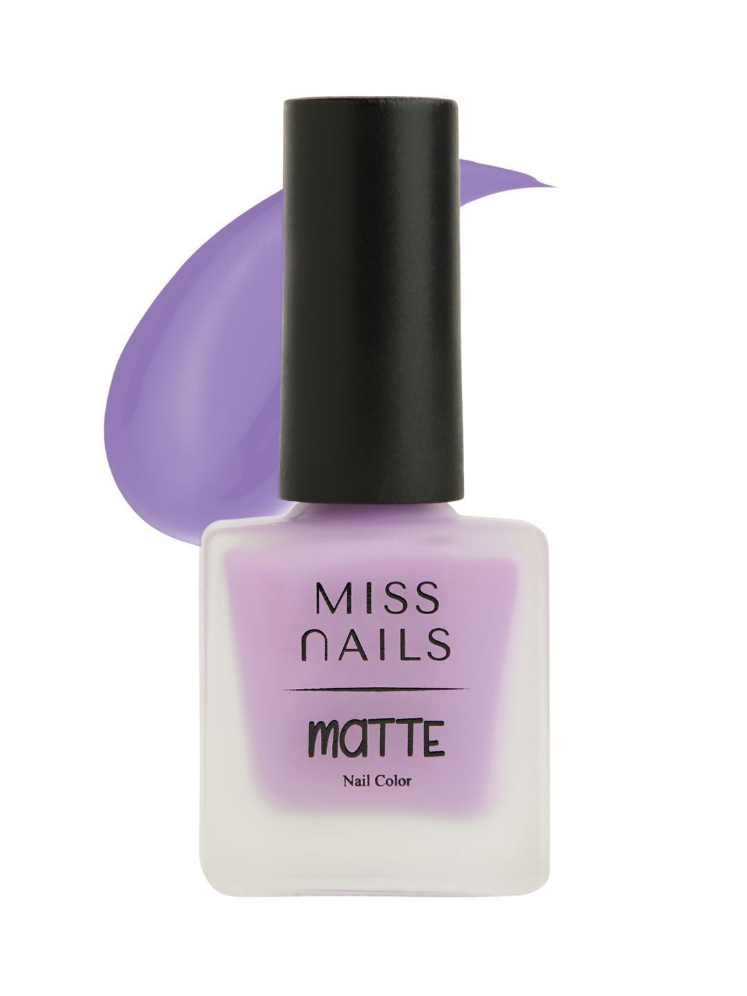MISS NAILS Matte Long Lasting Nail Polish - 8 ml - Berry Mauve-image-14