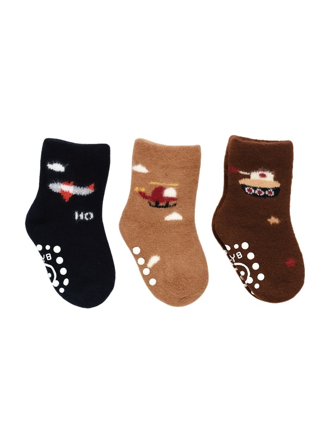 Cdeck Kids Pack of 3 Rabbit Wool Socks-picture-24