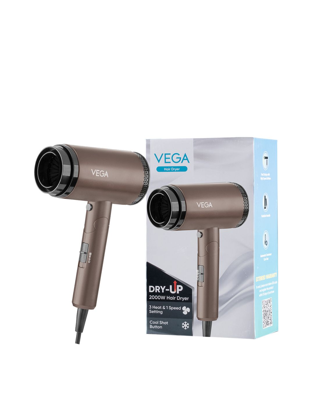 VEGA Dry-Up 2000W Hair Dryer - VHDH-36
