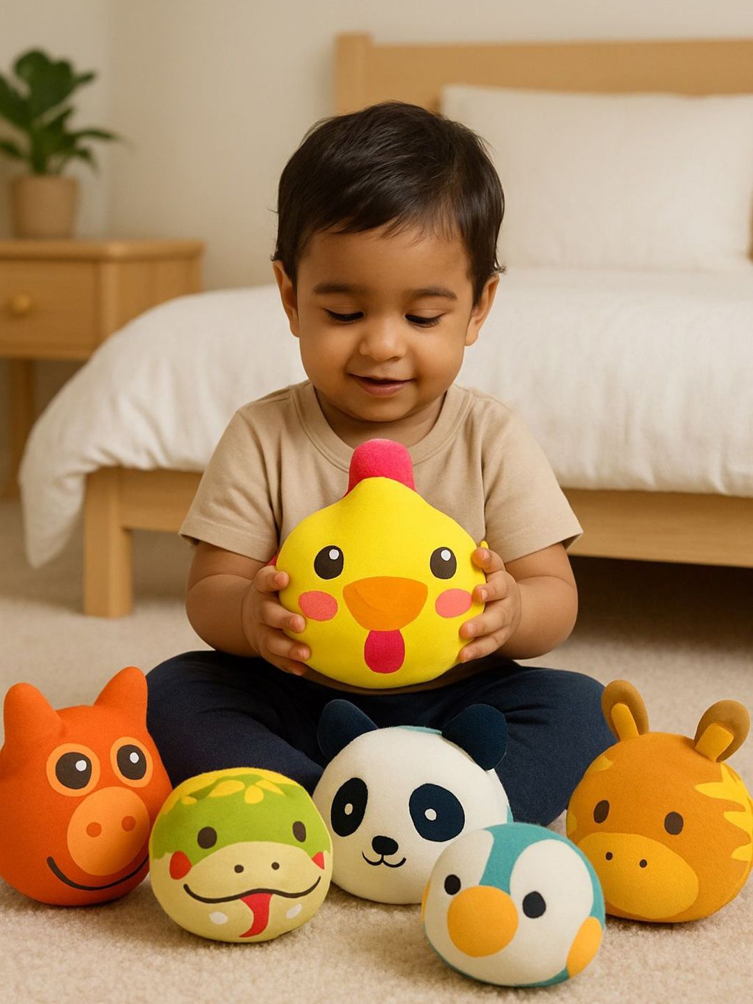 Pum Pum Microfibre Animals and Birds Soft Toys and Dolls-picture-55