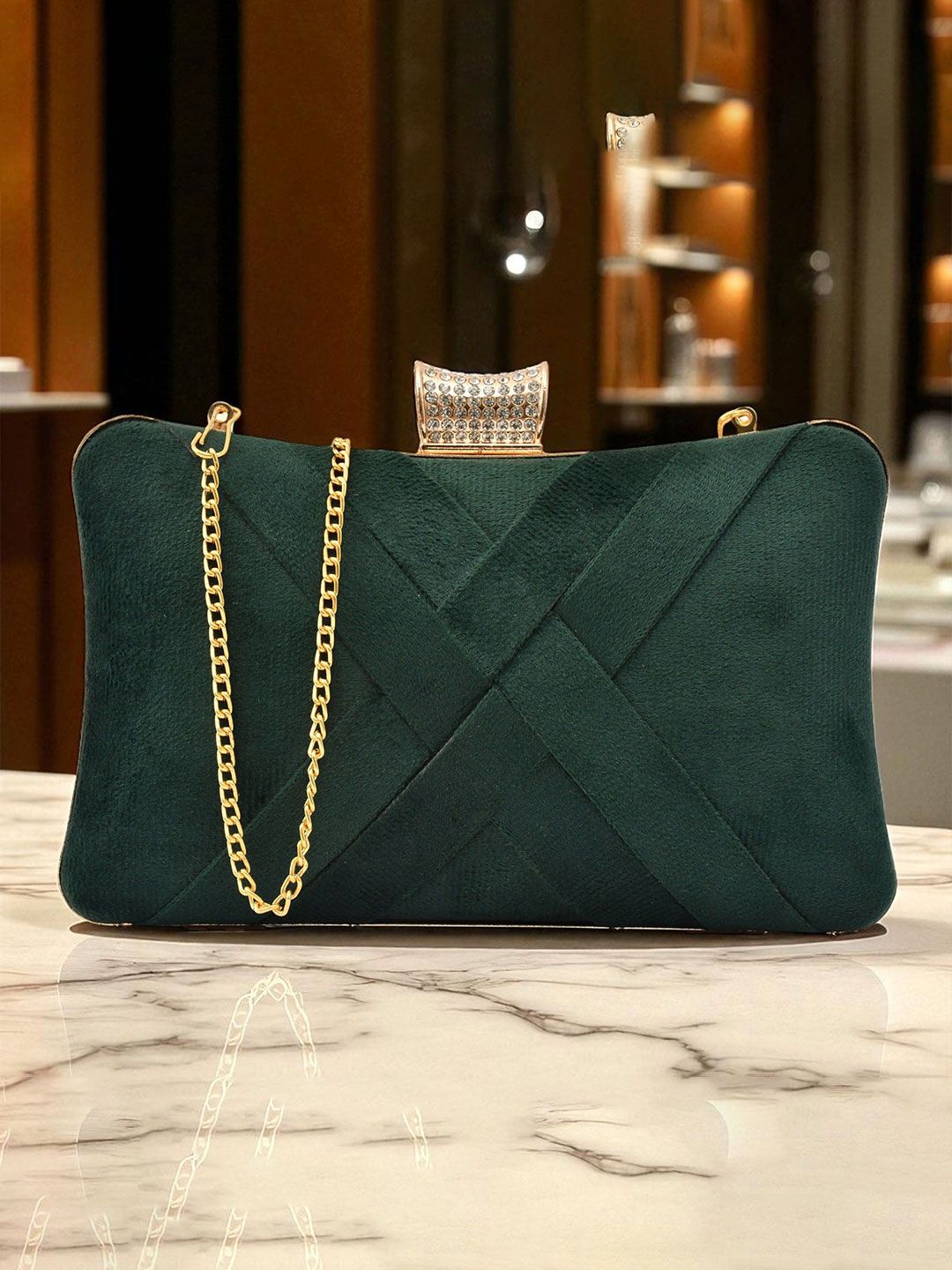 FOR THE BEAUTIFUL YOU Embellished Box Clutch-picture-28